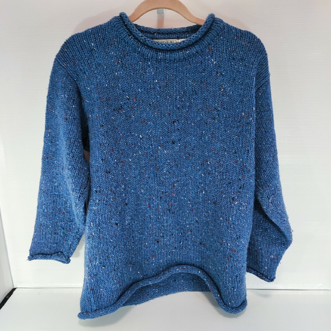 MARGARET HOWELL - Rathlin Knitwear ロールネックドネガルニットの