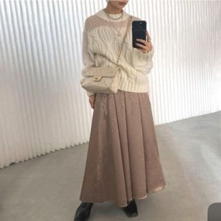 アメリヴィンテージ(Ameri VINTAGE)のAMERI アメリヴィンテージ　PAISLEY FLARE SKIRT(ロングスカート)