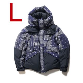 エフシーアールビー(F.C.R.B.)のF.C.R.B. DOWN BENCH PARKA ネイビーバンダナ L(ダウンジャケット)