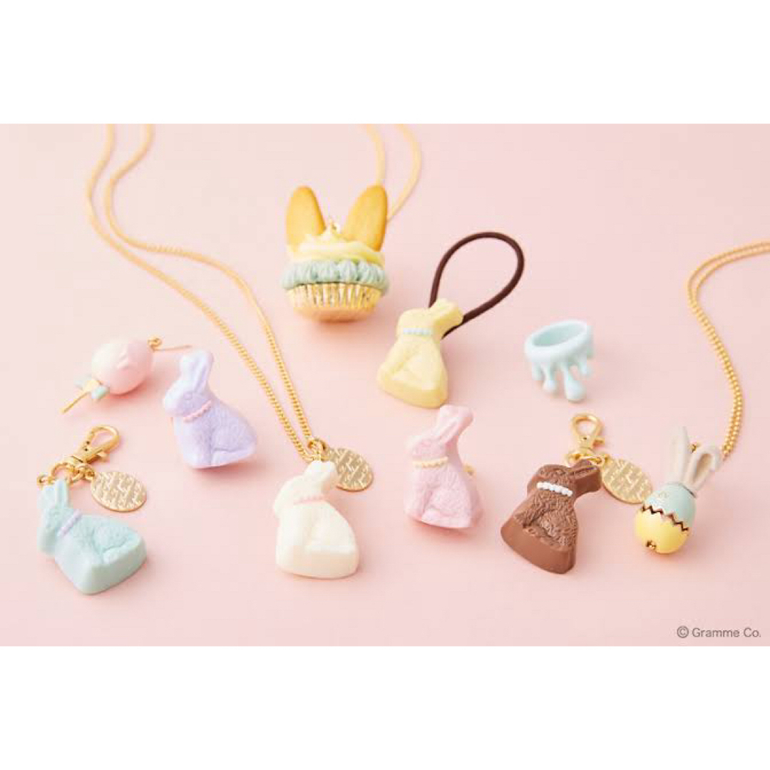 Q-pot.(キューポット)のQ-pot.＊イースターバニーショコラネックレス レディースのアクセサリー(ネックレス)の商品写真