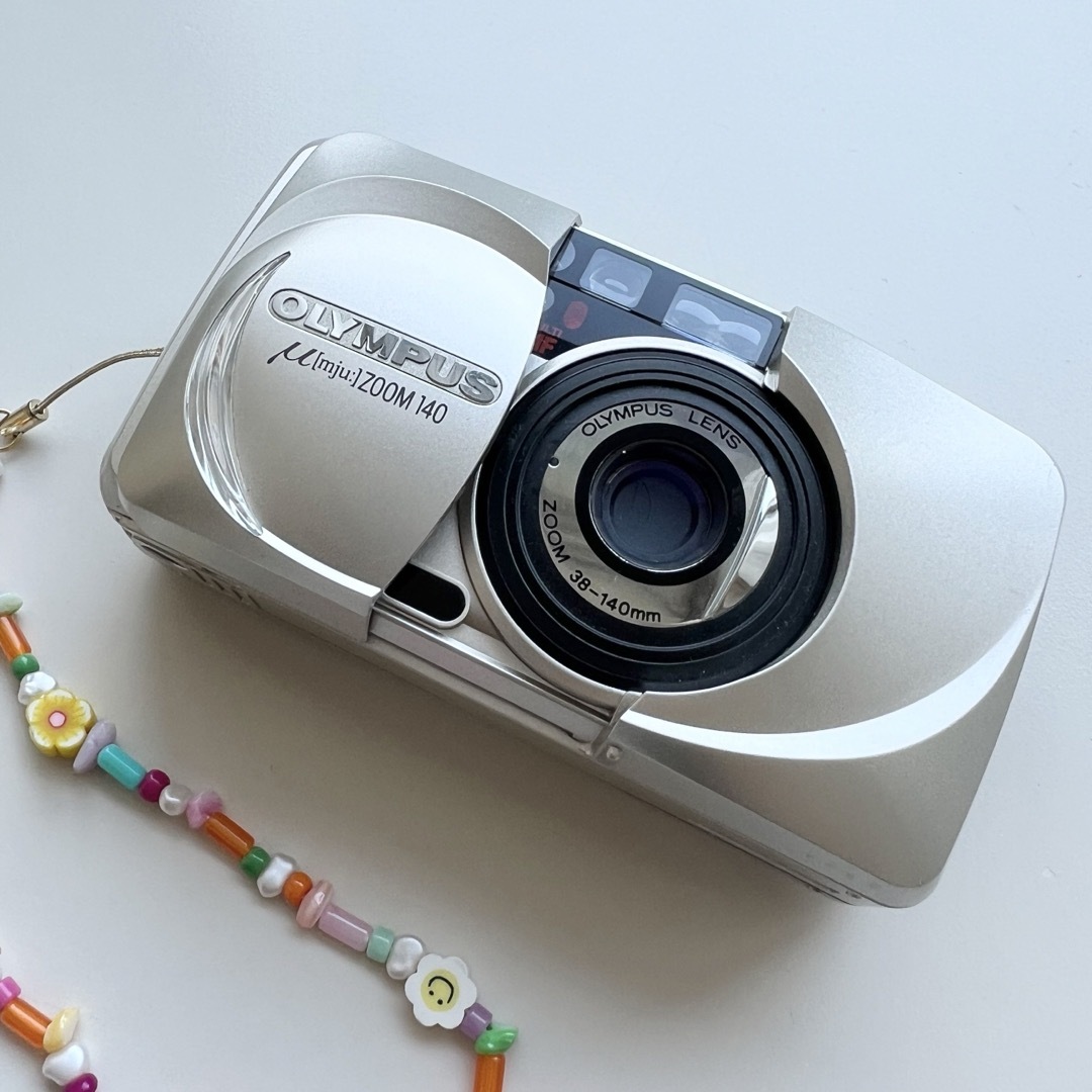 OLYMPUS(オリンパス)のオリンパス Olympus μ mju ZOOM 140 フィルムカメラ  スマホ/家電/カメラのカメラ(フィルムカメラ)の商品写真