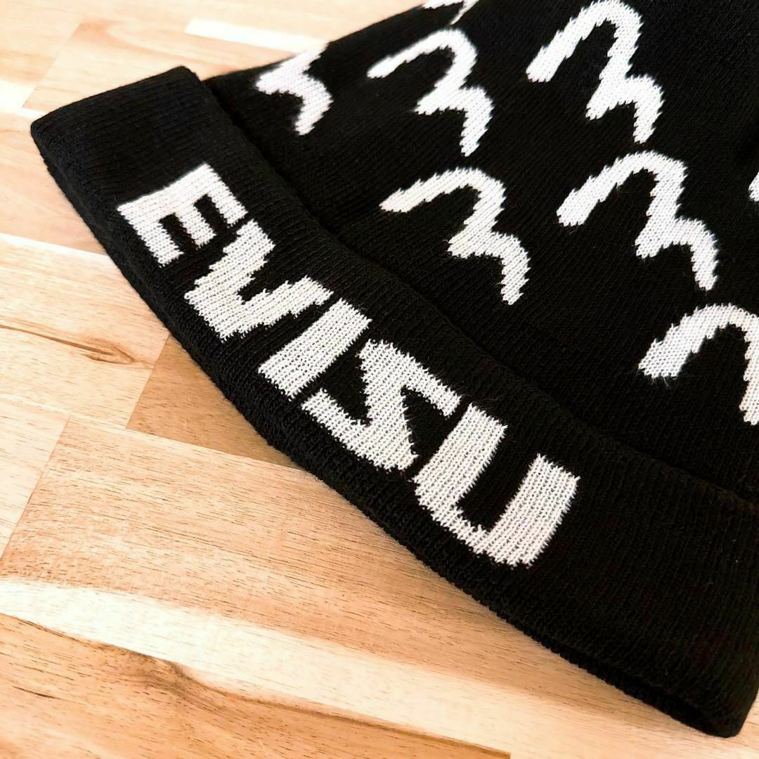 超希少！早い者勝ち！EVISU ボンボン ニット帽 ビーニー