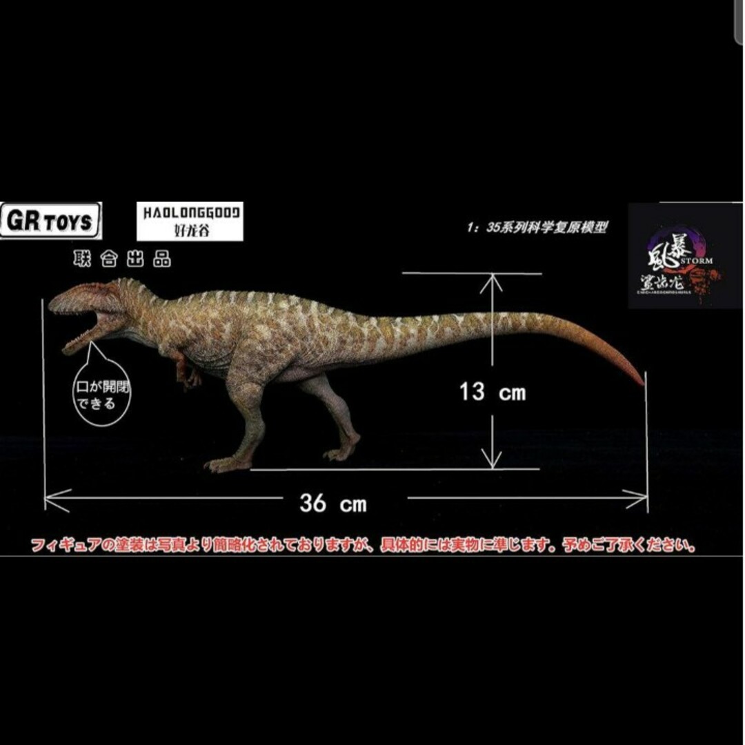送料無料GR TOYS × HAOLONGGOOD  カルカロドントサウルス エンタメ/ホビーのフィギュア(SF/ファンタジー/ホラー)の商品写真