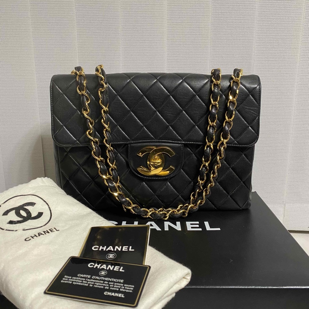 斜め掛け可能☆正規品 CHANEL デカマトラッセ チェーンショルダーバッグターンロック