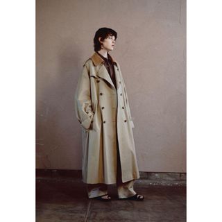 stein - インテリム  GABARDINE TRENCH COAT 