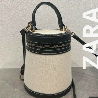 ザラ(ZARA)のもう値下げはありません！❤️🐻ZARAコントラストボックスバッグ新品未使用(ショルダーバッグ)