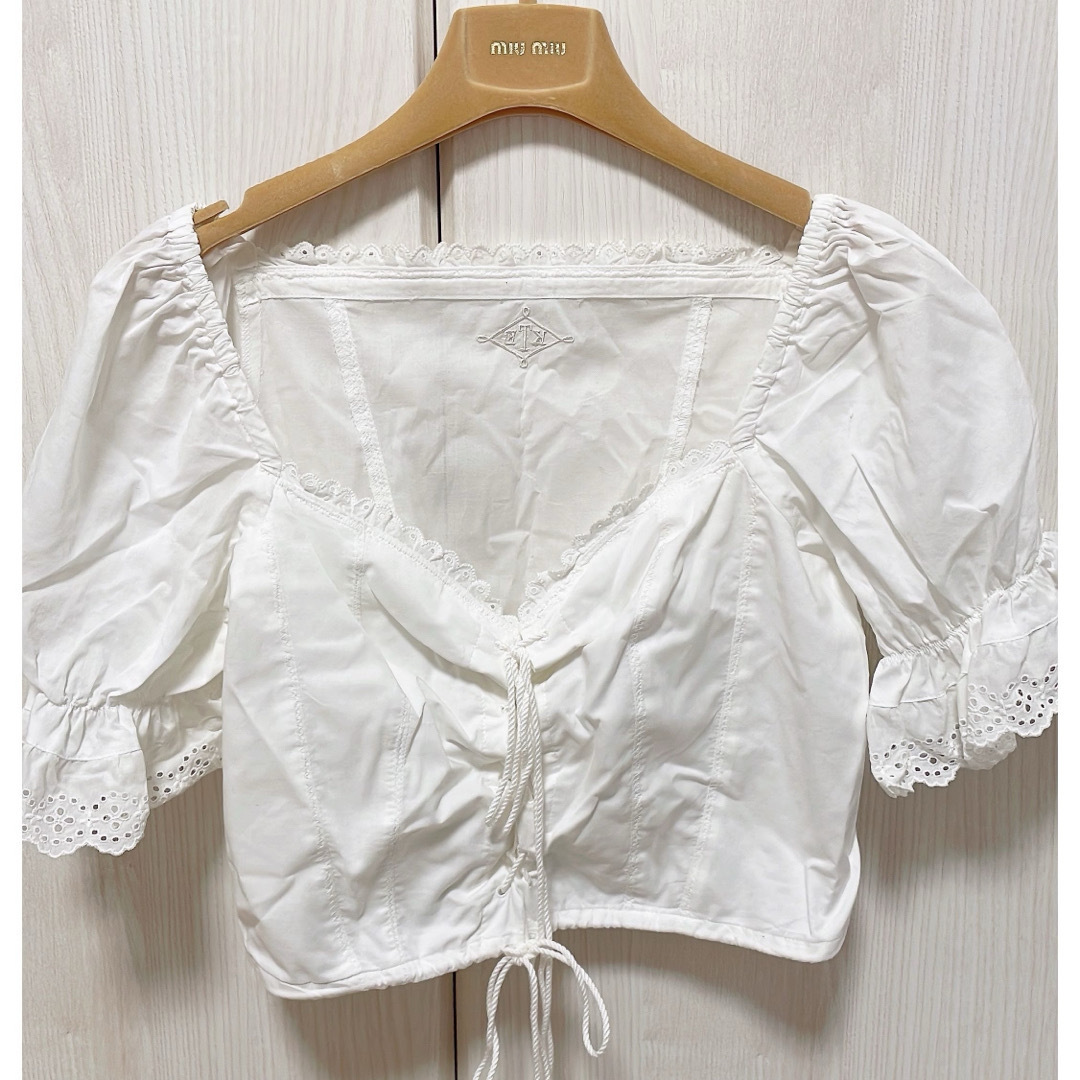 Katie ケイティ ブラウス NO COUNTRY folky bustier Katie ケイティ ブラウス NO COUNTRY folky bustier