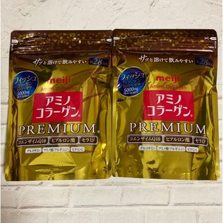 メイジ(明治)の明治　アミノコラーゲン　プレミアム　 28日分　2袋(コラーゲン)