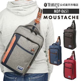 ハーヴェストレーベル(HARVEST LABEL)のボディバッグ ショルダーバッグ バッグ moustache MDP 0651(ボディーバッグ)