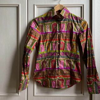 【美品】 ETRO ブラウス シルク100% 総柄 長袖 大きいサイズ出品中の厳選商品はこちらに