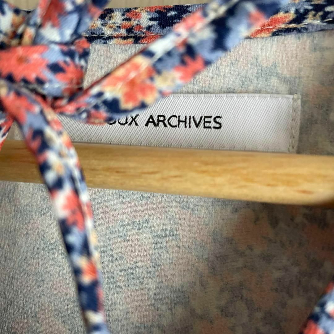 Doux archives(ドゥアルシーヴ)の27 Deuxarchive ドゥアルシーヴ 花柄 ワンピース ロング レディースのワンピース(ロングワンピース/マキシワンピース)の商品写真