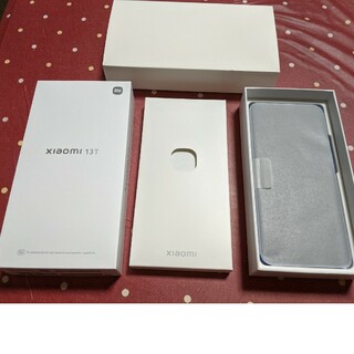 シャオミ(Xiaomi)のXiaomi 13T アルパインブルー 8GB 256GB SIMフリー 新品(スマートフォン本体)