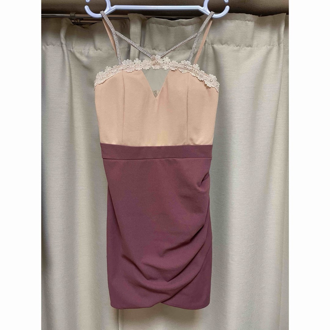 dazzy store(デイジーストア)のdazzy ドレス　キャミ　ピンク　Sサイズ レディースのフォーマル/ドレス(ミニドレス)の商品写真