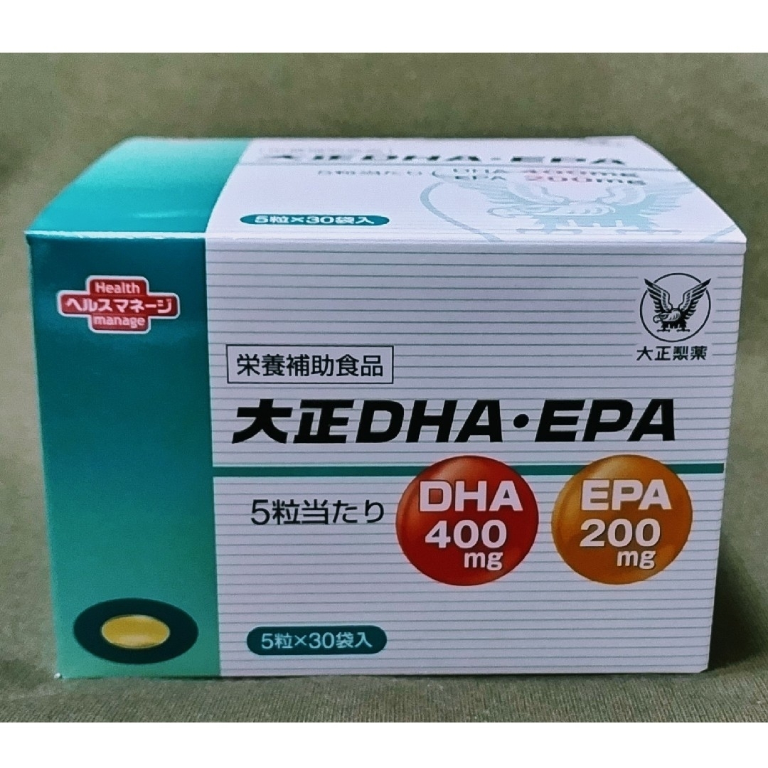 大正製薬(タイショウセイヤク)の大正製薬　大正DHA・EPA   30日分(5粒×30袋) 食品/飲料/酒の健康食品(その他)の商品写真