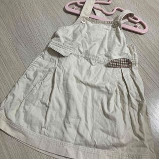 ダックス(DAKS)のDAKS アイボリー　ワンピース　90センチ(ワンピース)