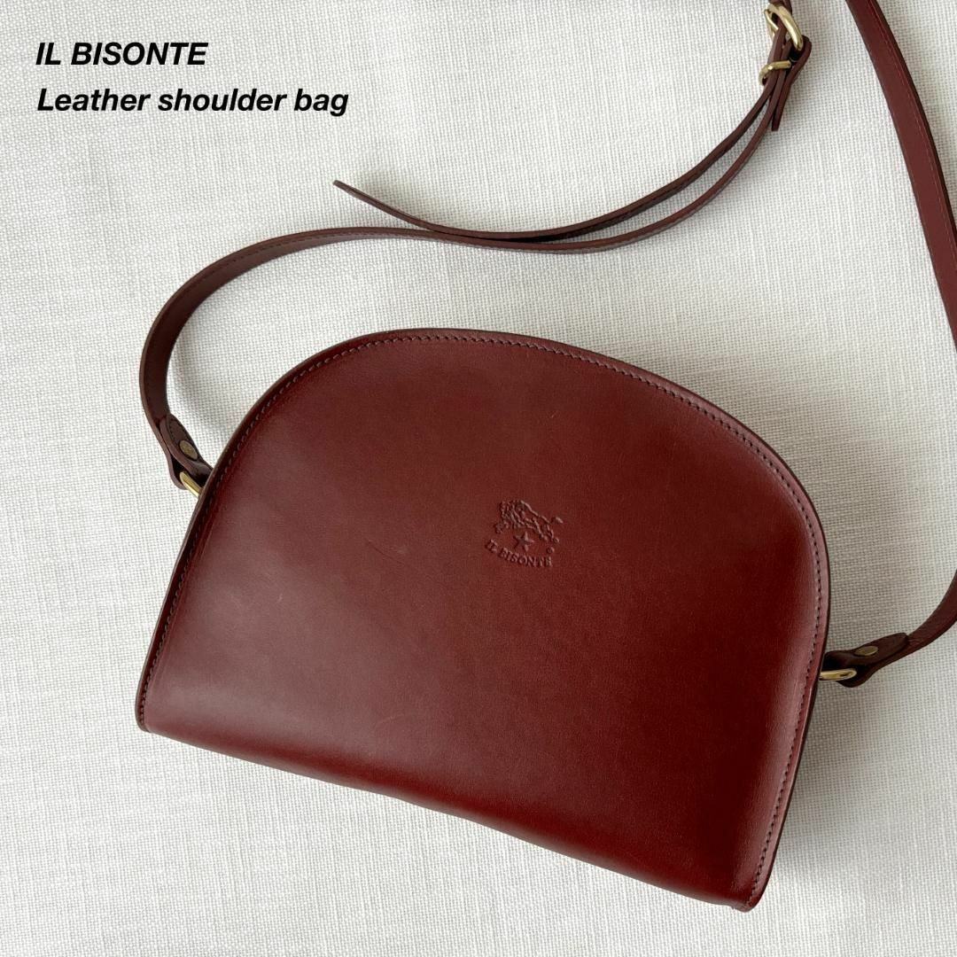 IL BISONTE ミニショルダーバッグ イルビゾンテ ブラウン