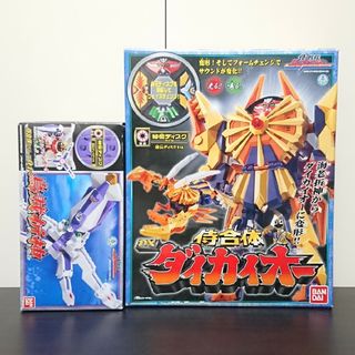 バンダイ(BANDAI)の侍戦隊シンケンジャー 侍合体 DXダイカイオー&烏賊折神 箱、説明書付き(特撮)