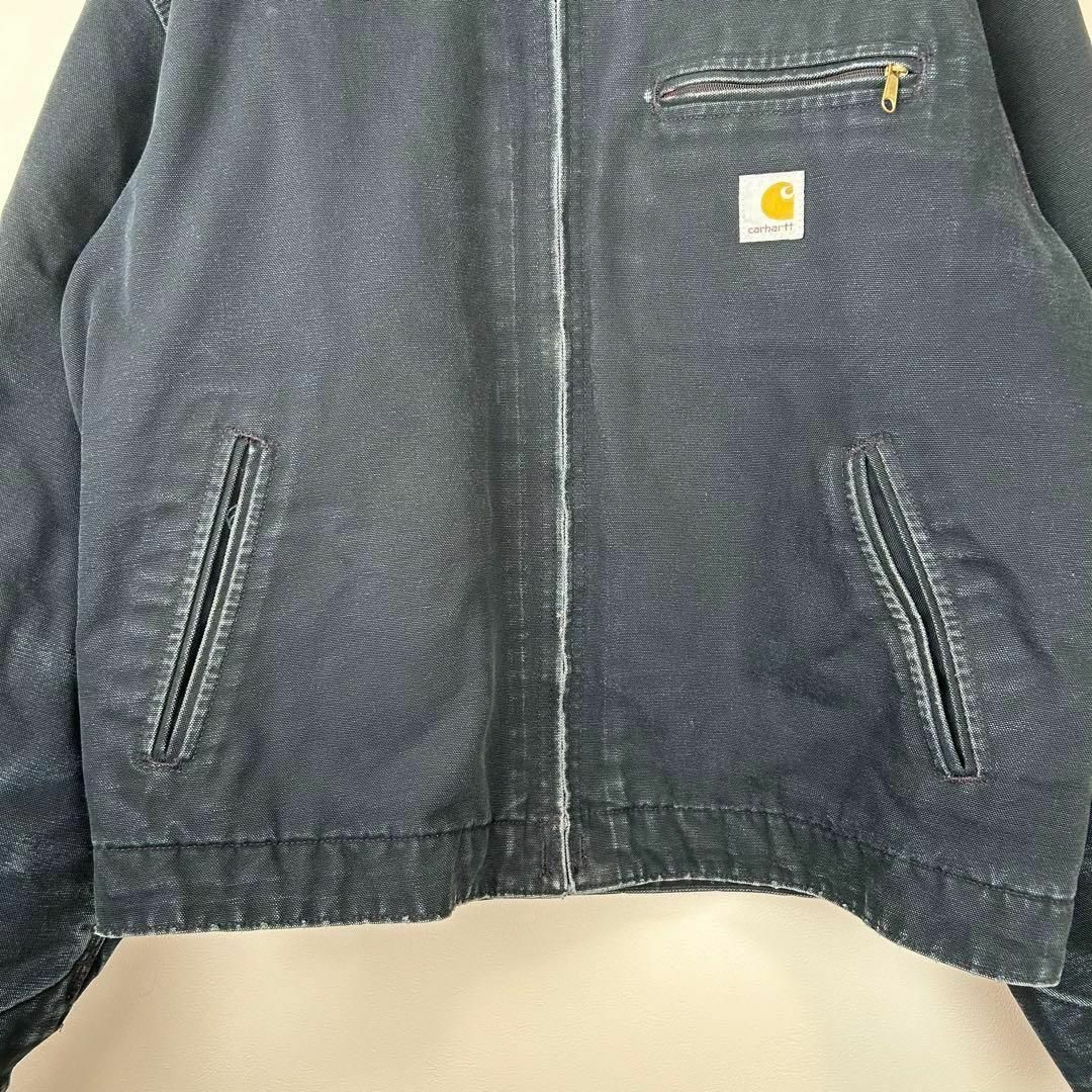 carhartt(カーハート)のcarhartt　カーハート　デトロイトジャケット　USA製　サイズ42　黒 メンズのジャケット/アウター(その他)の商品写真