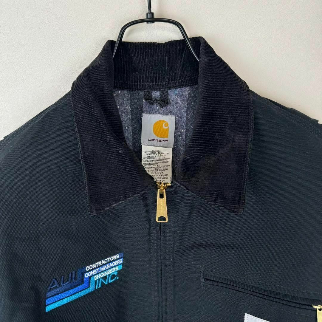 Carhartt USA製 カーハート デトロイトジャケット J01 BLK - ブルゾン