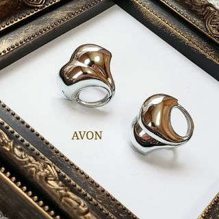 エイボン(AVON)の昭和 レトロ ビンテージ AVON エイボン ハート イヤリング(イヤリング)