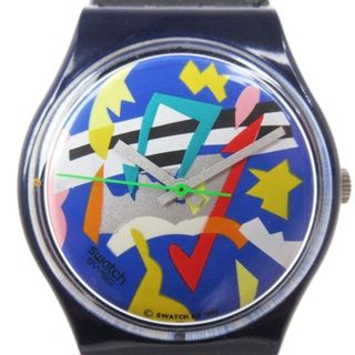 スウォッチ(swatch)のスウォッチ SWATCH 腕時計 ウォッチ アナログ クオーツ ベルクロ 青(腕時計(アナログ))