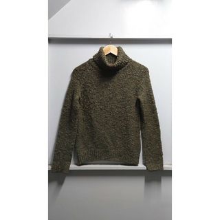 ピエールカルダン(pierre cardin)のpierre cardin タートルネック ネップ ニット セーター オリーブ系(ニット/セーター)