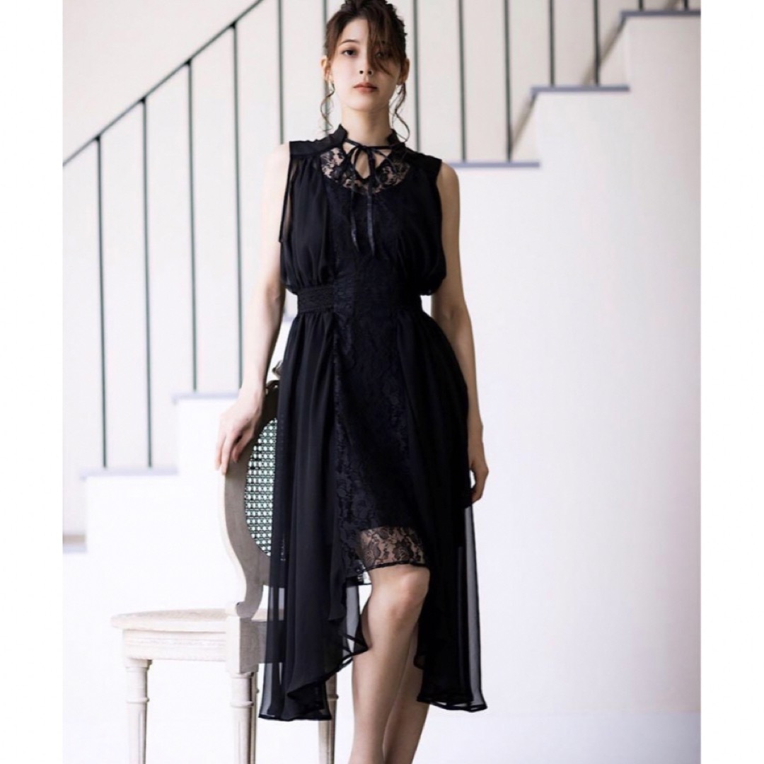 リウ　Riu sheer arch hem dress channelRちゃん