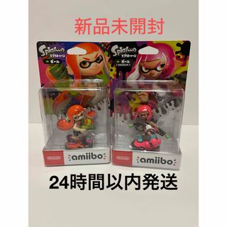 ニンテンドースイッチ(Nintendo Switch)の【即購入OK】 ガールネオンピンク ガール amiibo スプラ アミーボ(ゲームキャラクター)