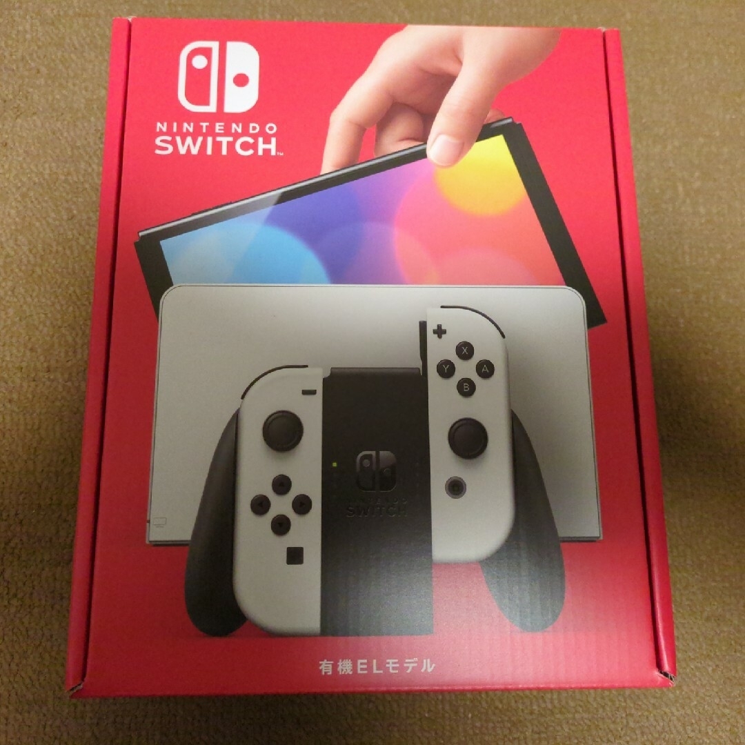 Nintendo Switch(ニンテンドースイッチ)のNintendo Switch 有機ELモデル ホワイト エンタメ/ホビーのゲームソフト/ゲーム機本体(家庭用ゲーム機本体)の商品写真