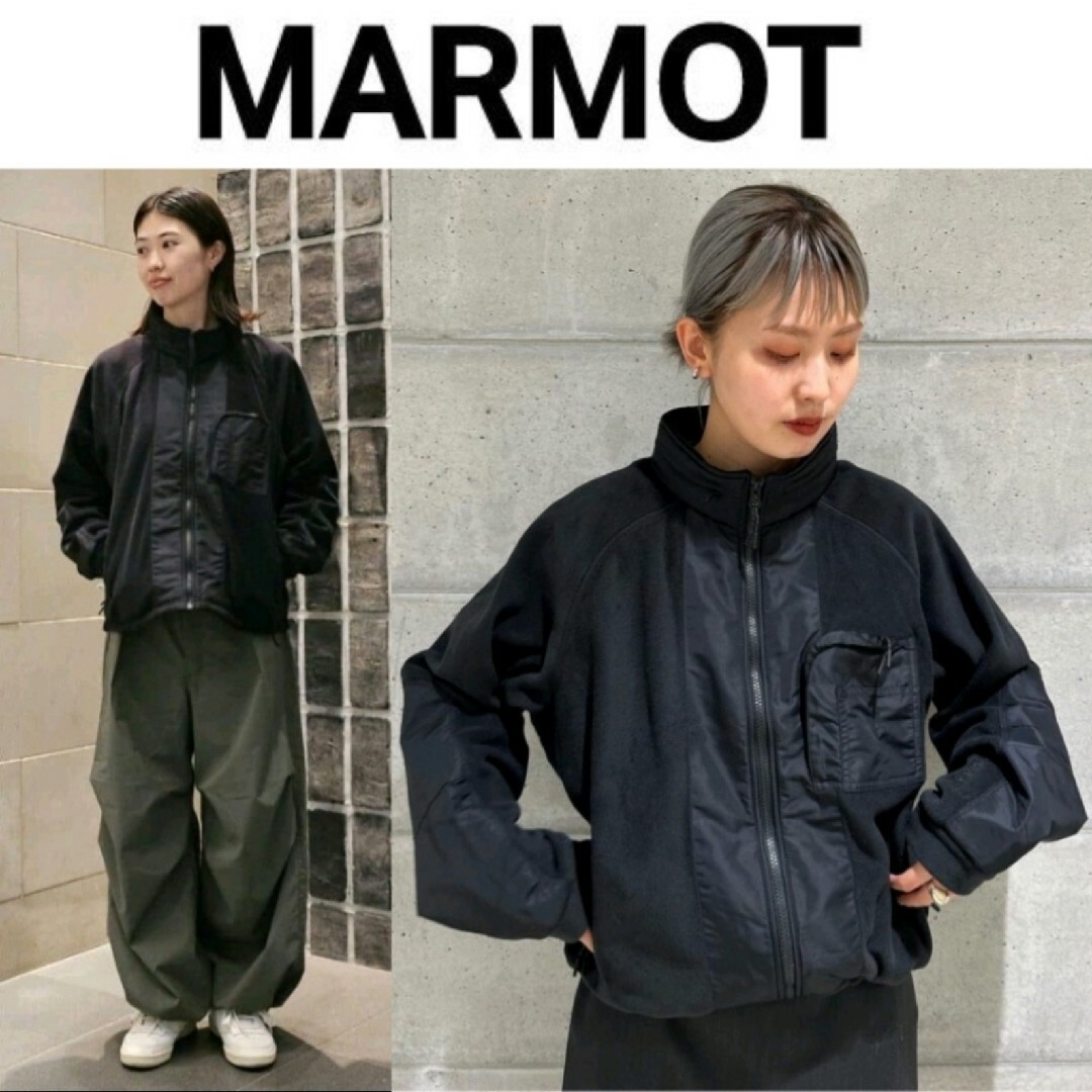 MARMOTの新品新品■23AW MARMOT CAPITAL マイクロフリースジャケット S 黒