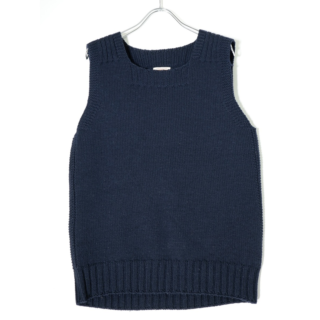 トップスat last&co(atlast&co)アットラストBUTCHER PRODUCTS KNIT VESTレッドクロス ニットベスト【38】【MKNA73709】