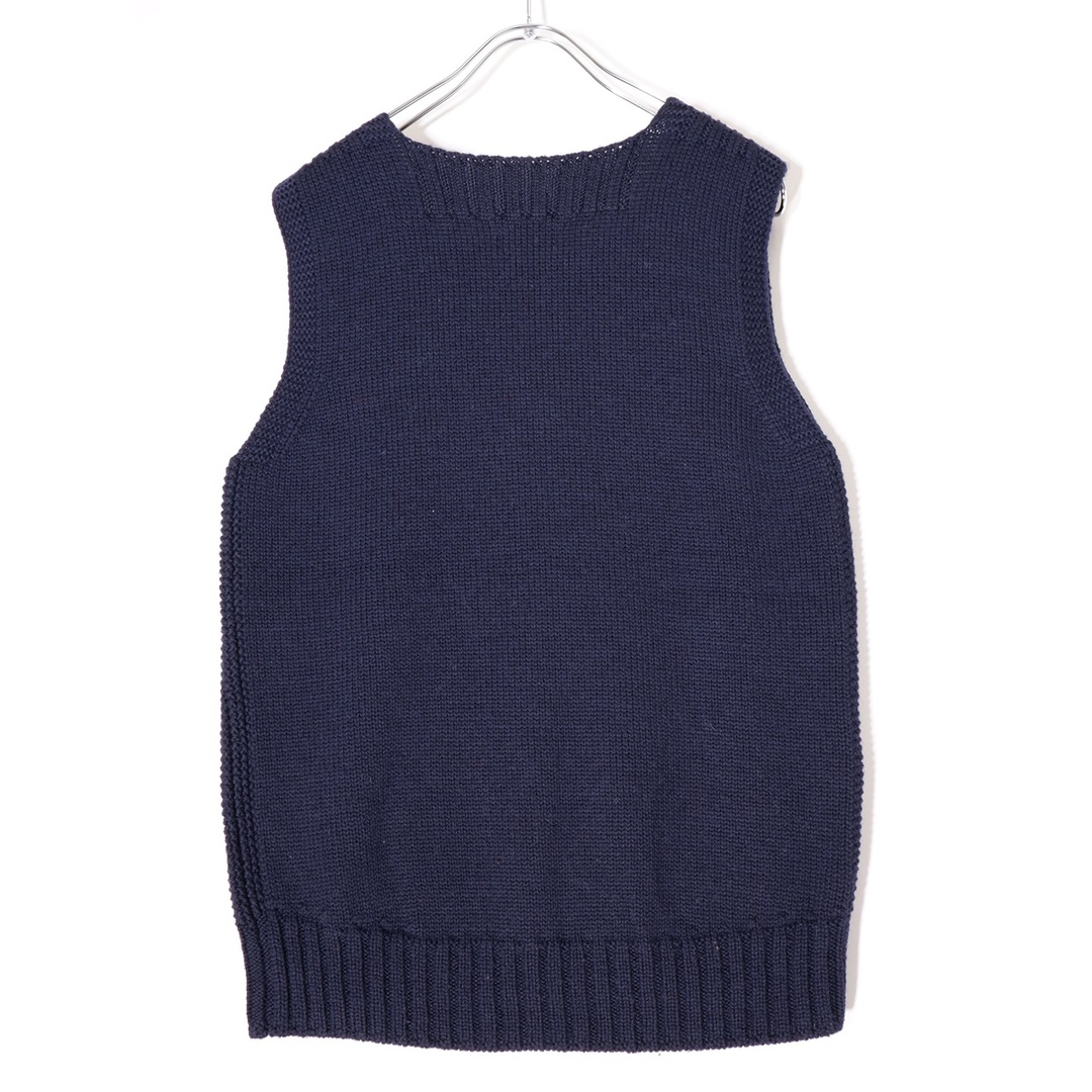 at last&co(atlast&co)アットラストBUTCHER PRODUCTS KNIT VESTレッドクロス  ニットベスト【38】【MKNA73709】