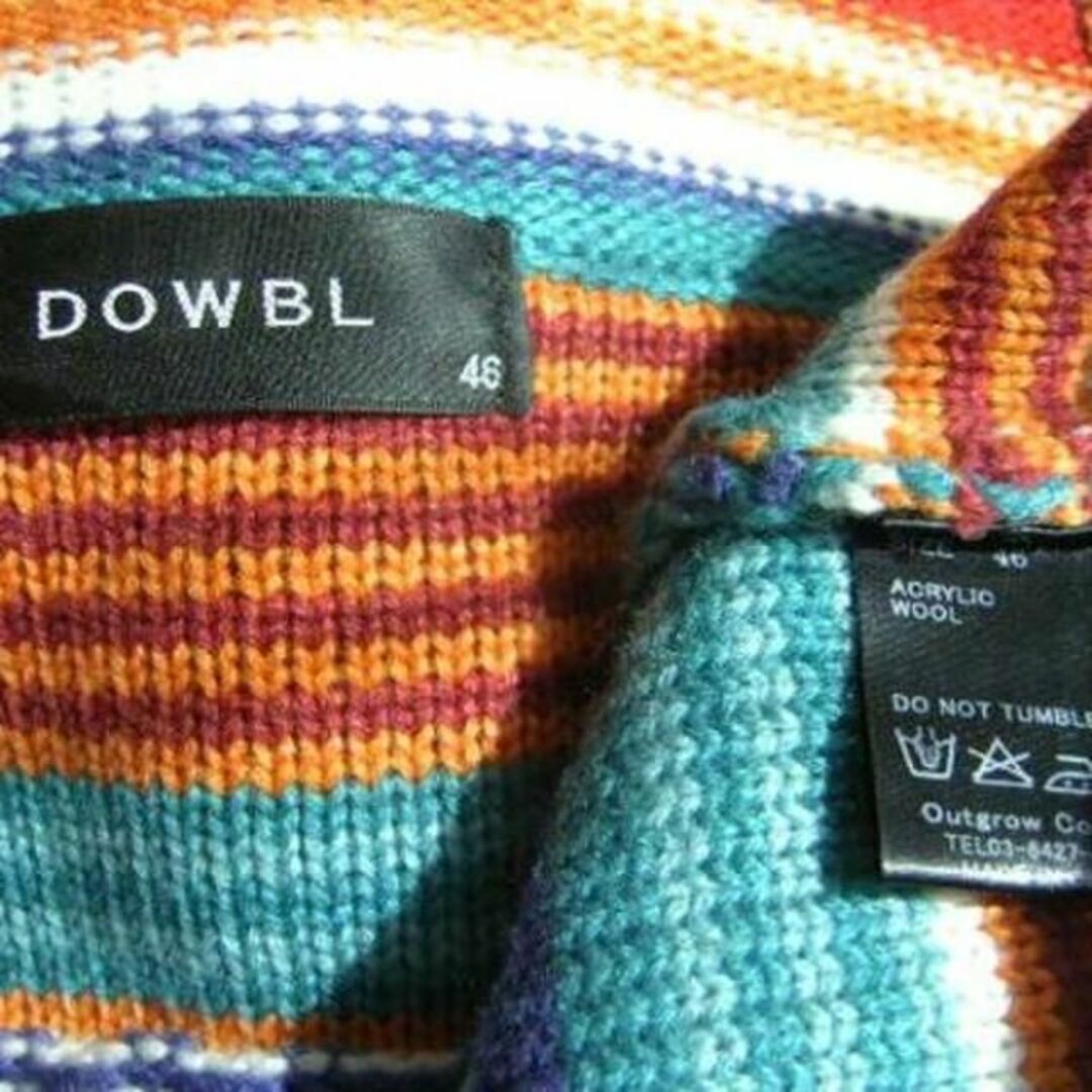 DOWBL(ダブル)のDOWBL ☆ネイティブ柄☆ ニット ガウン マチヨ メンズのジャケット/アウター(その他)の商品写真