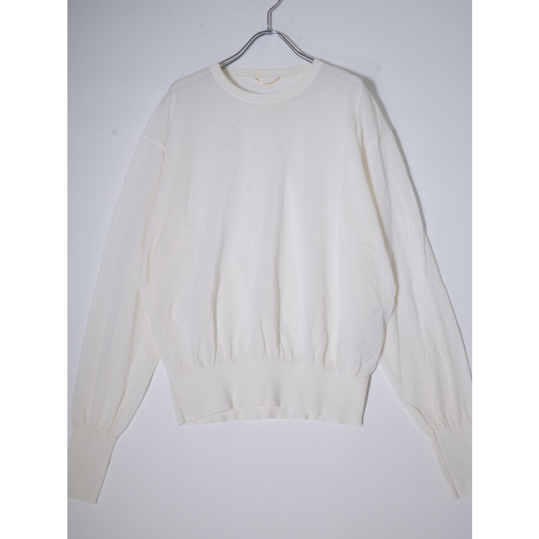 L'Appartement DEUXIEME CLASSE(アパルトモンドゥーズィエムクラス)のL'Appartement/アパルトモン 2021SS C/N Sheer KNIT クルーネック シアー ニット【フリー】【LKNA73834】 レディースのトップス(ニット/セーター)の商品写真