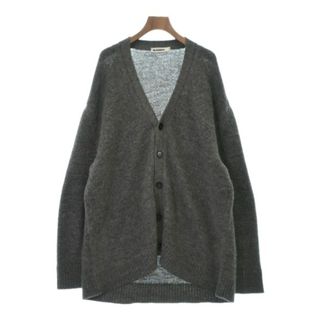 ジルサンダー(Jil Sander)のJIL SANDER ジルサンダー カーディガン M グレー 【古着】【中古】(カーディガン)