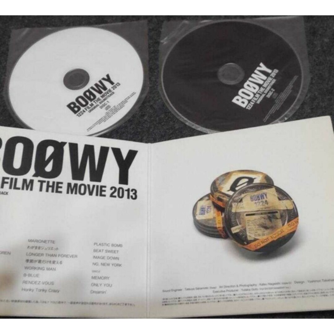 【売切】BOOWY 1224 Film The Movie 2枚組CD エンタメ/ホビーのCD(ポップス/ロック(邦楽))の商品写真