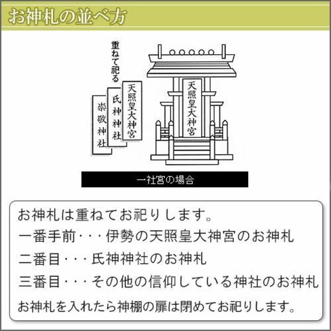 仏壇屋 滝田商店 神棚(お宮) 袖付大神宮(高さ35cm×巾27cm)◆神社のお インテリア/住まい/日用品のインテリア/住まい/日用品 その他(その他)の商品写真