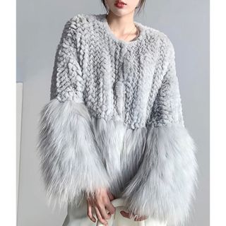 ザラ(ZARA)のsalang✳︎高見えファーコート✨(毛皮/ファーコート)