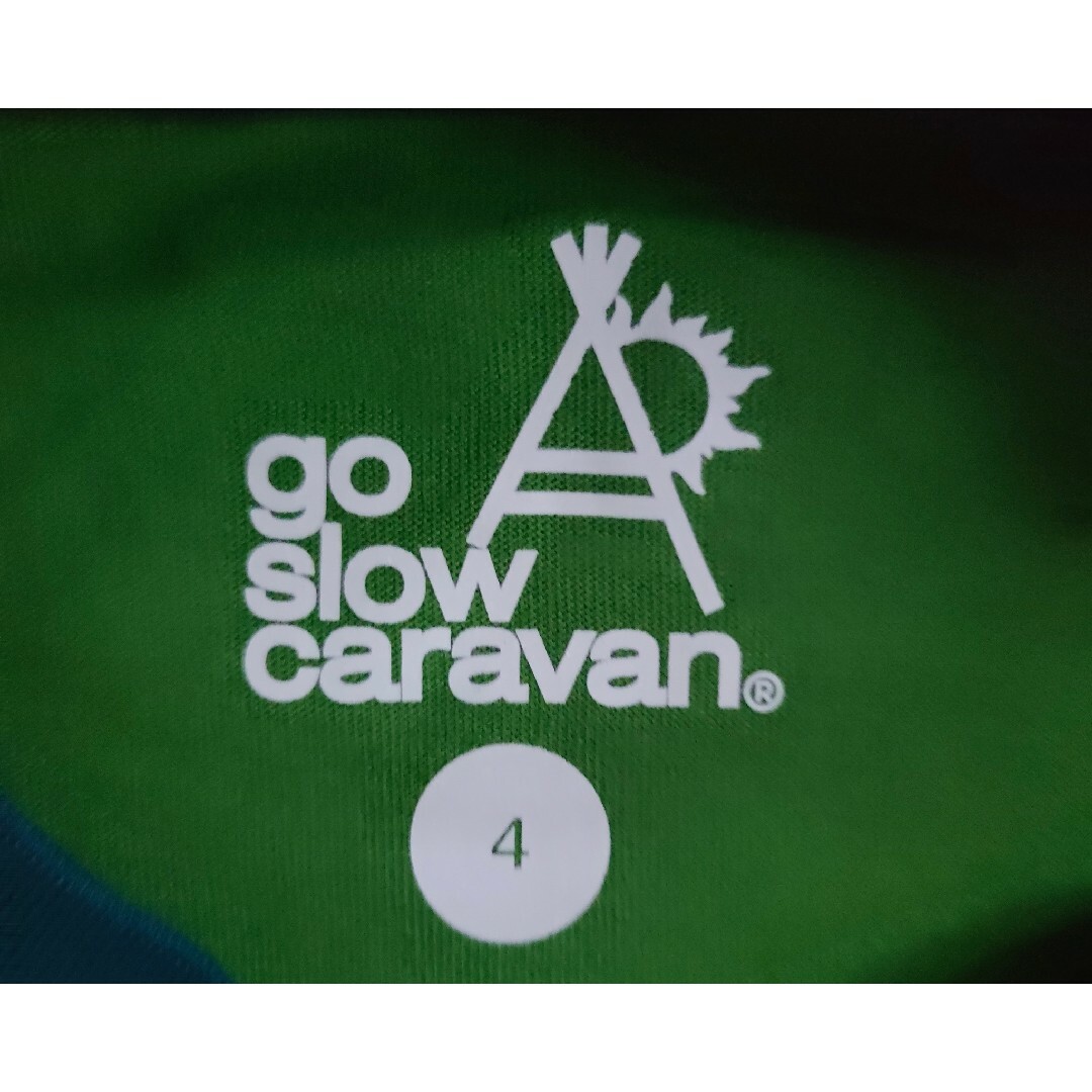 go slow caravan(ゴースローキャラバン)の【新品】go slow caravan　メンズ　Lサイズ　マルチカラー　Ｔシャツ メンズのトップス(Tシャツ/カットソー(半袖/袖なし))の商品写真