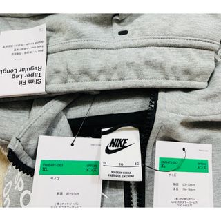 ナイキ(NIKE)のNIKE TECH FLEECE パンツ　XLサイズ　グレー(パーカー)