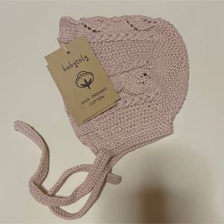 【babytoly】rococo bonnet / powder pink(帽子)