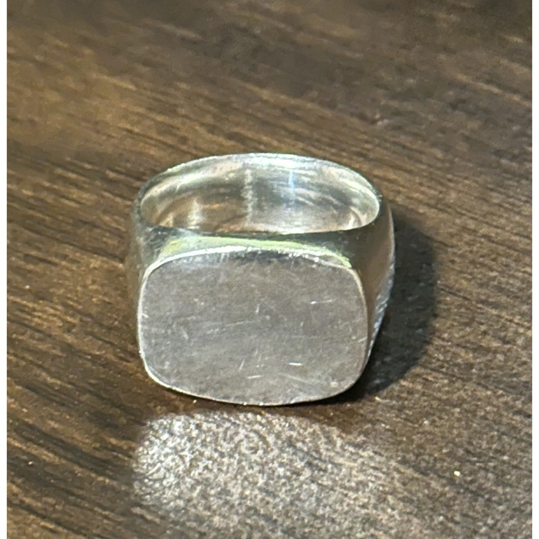 vintage silver signet ring 19〜20号相当 メンズのアクセサリー(リング(指輪))の商品写真