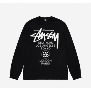 STUSSY - ステューシー ワールド ツアー LS Tシャツ 