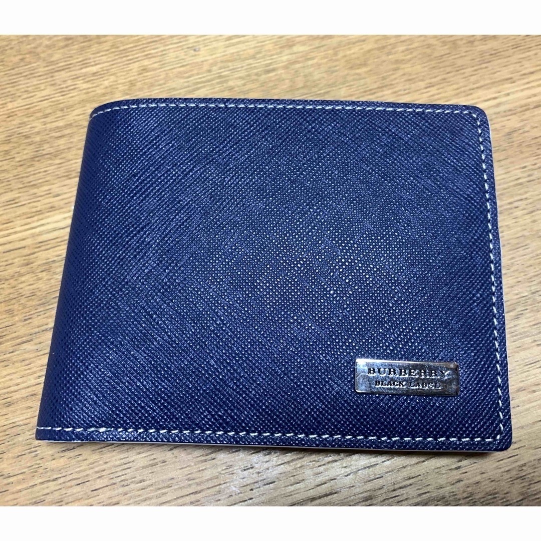 BURBERRY BLACK LABEL(バーバリーブラックレーベル)のバーバリー二つ折り財布 メンズのファッション小物(折り財布)の商品写真