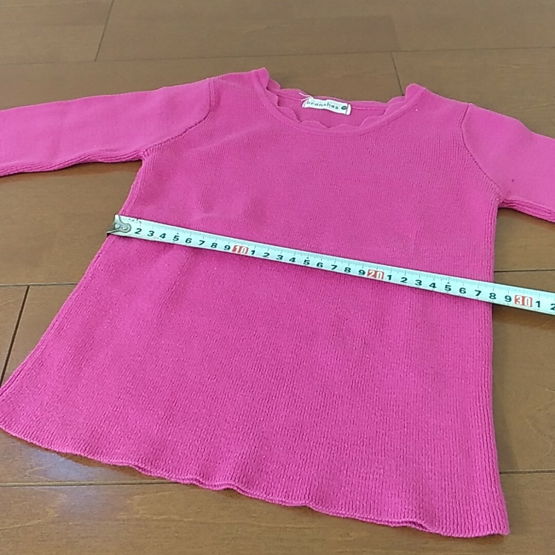 Branshes(ブランシェス)の120トップスインナー キッズ/ベビー/マタニティのキッズ服女の子用(90cm~)(ニット)の商品写真