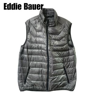 エディーバウアー(Eddie Bauer)のEddie Bauer　エディーバウアー　ダウンベスト　グレー　L～XL(ダウンベスト)