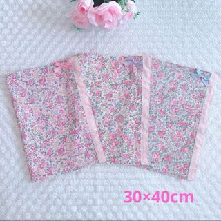 30×40cm♡ランチョンマット 3枚セット フラワーガーデン♪(外出用品)