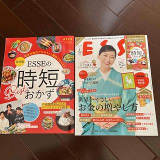 家計簿付録なし　ESSE 2024年1月号(生活/健康)