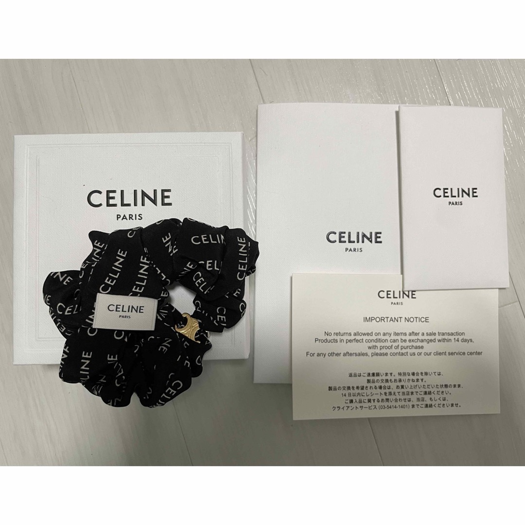 celine(セリーヌ)のセリーヌ　シュシュ レディースのヘアアクセサリー(ヘアゴム/シュシュ)の商品写真