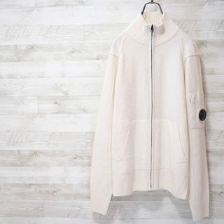 シーピーカンパニー(C.P. Company)のC.P. COMPANY 18AW ゴーグルレンズ ドライバーズニット-48(カーディガン)